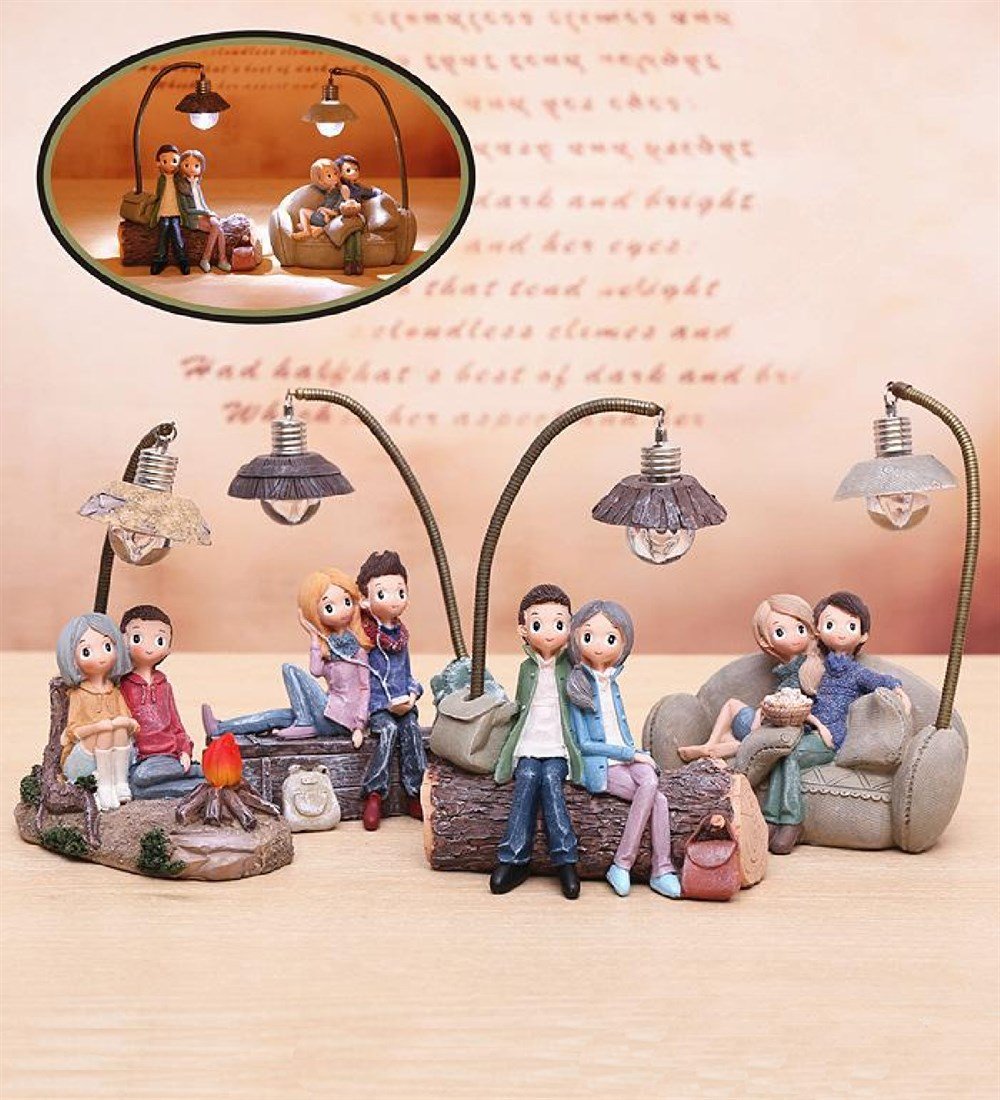 Mutlu Sevgili Aşıklar Işıklı BibloGiftmodagm-1245  gm-1346