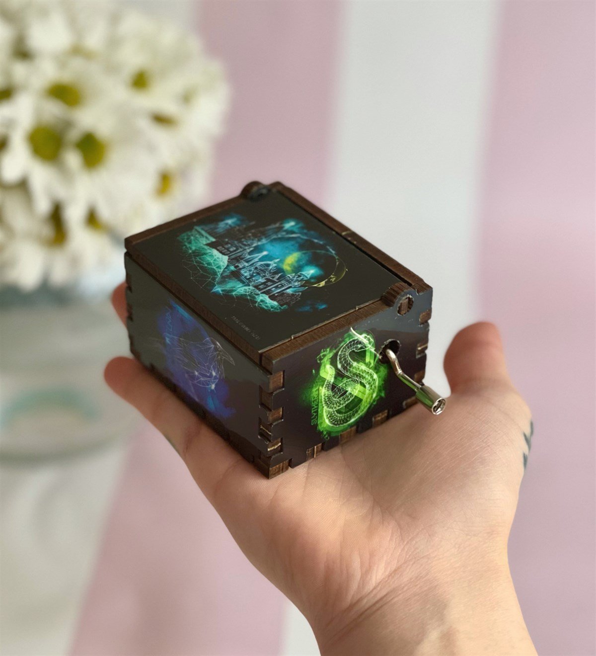 Harry Potter Lisanslı Orjinal Wizarding World Tasarımlı Ahşap Müzik KutusuGiftmodaGmmk000001