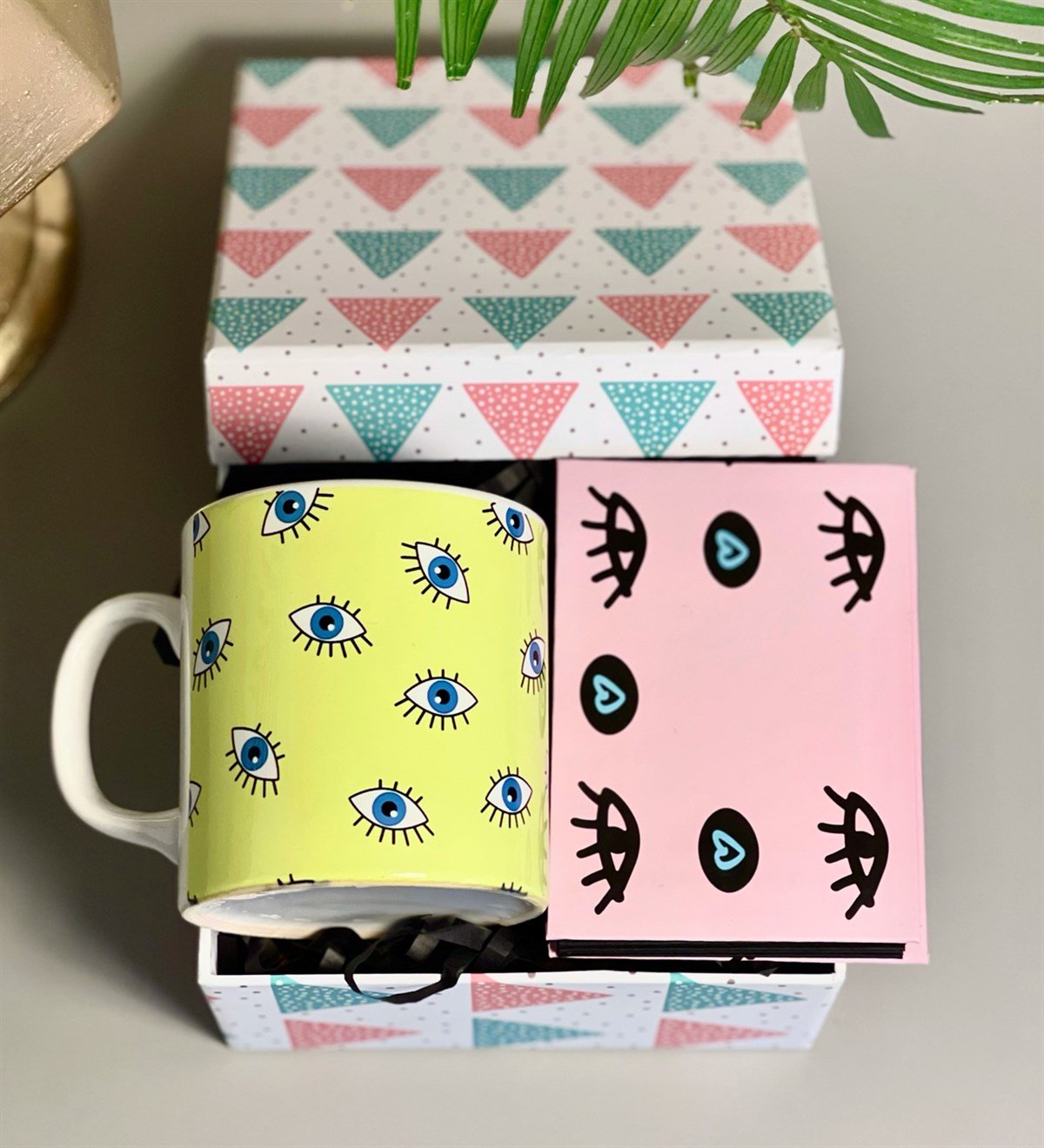 Nazar Göz Tasarımlı Mini Hediye SetiGiftmodaGmhs100276