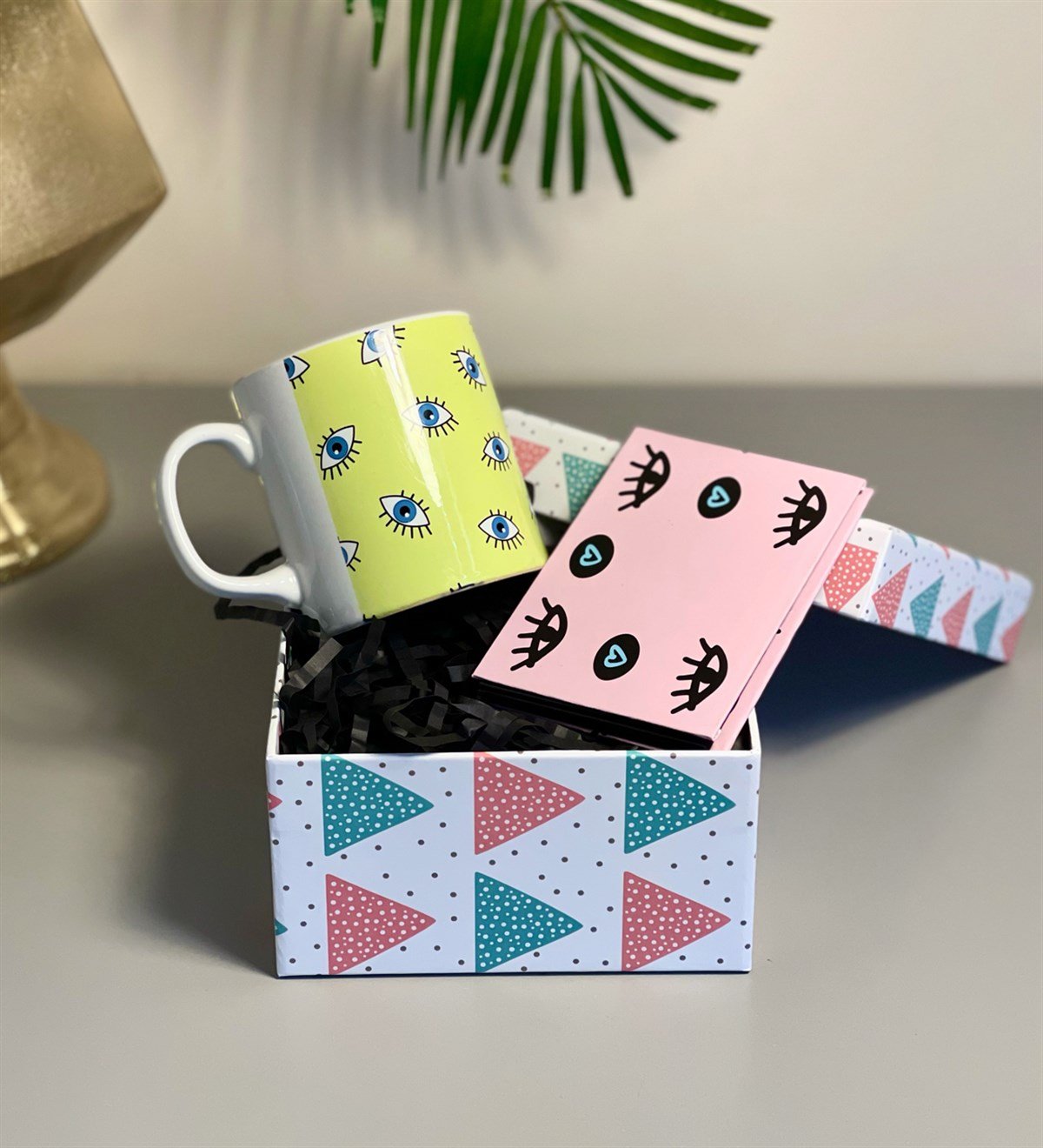 Nazar Göz Tasarımlı Mini Hediye SetiGiftmodaGmhs100276