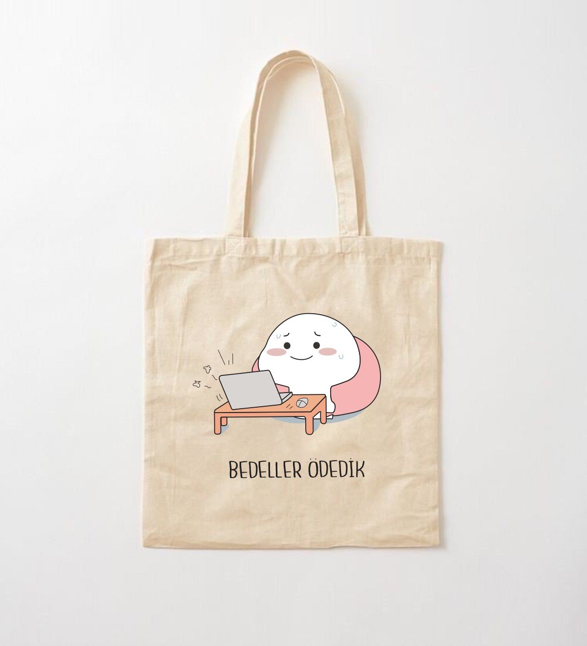 Bedeller Ödedik Tasarımlı Bez ÇantagiftmodaGmcnt100002