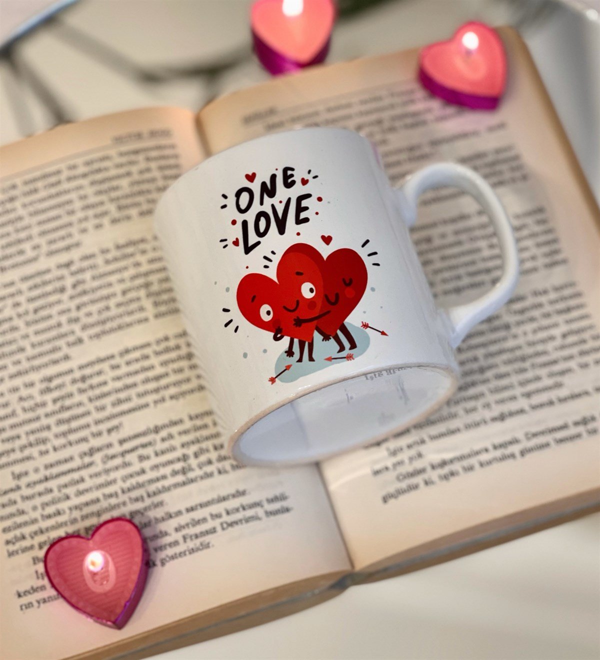 One Love Tasarımlı KupaGiftmodaGmkp100043