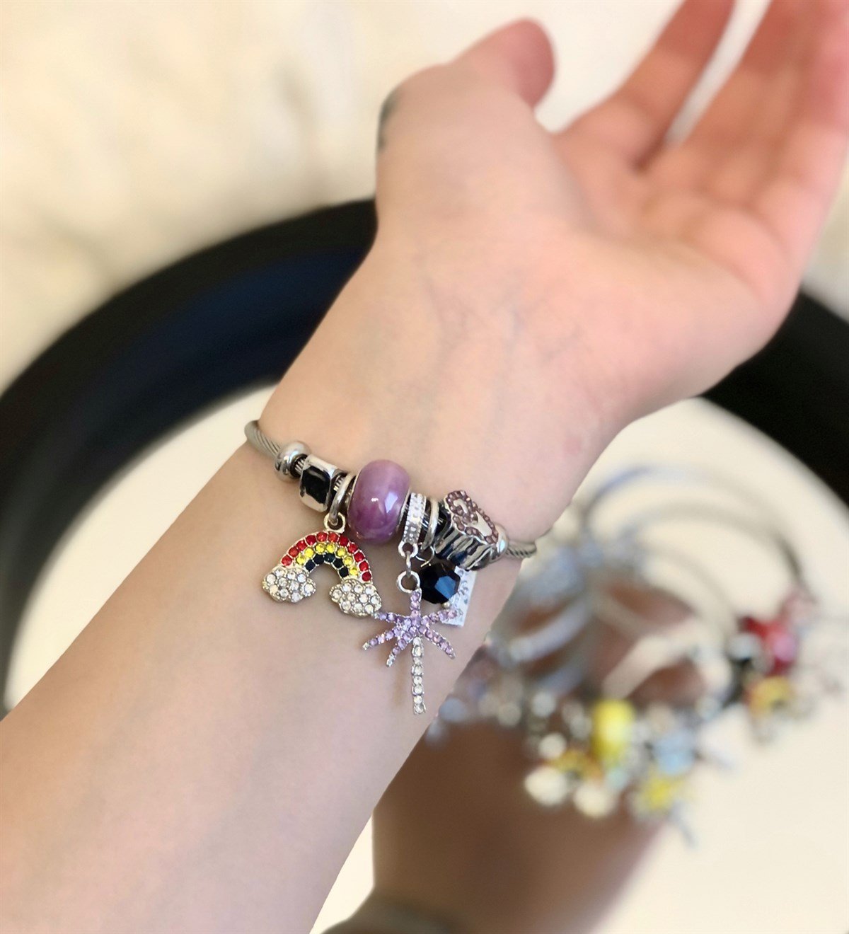 Pandora Model Şans Bilekliği GökkuşağıGiftmodaGmbl100002