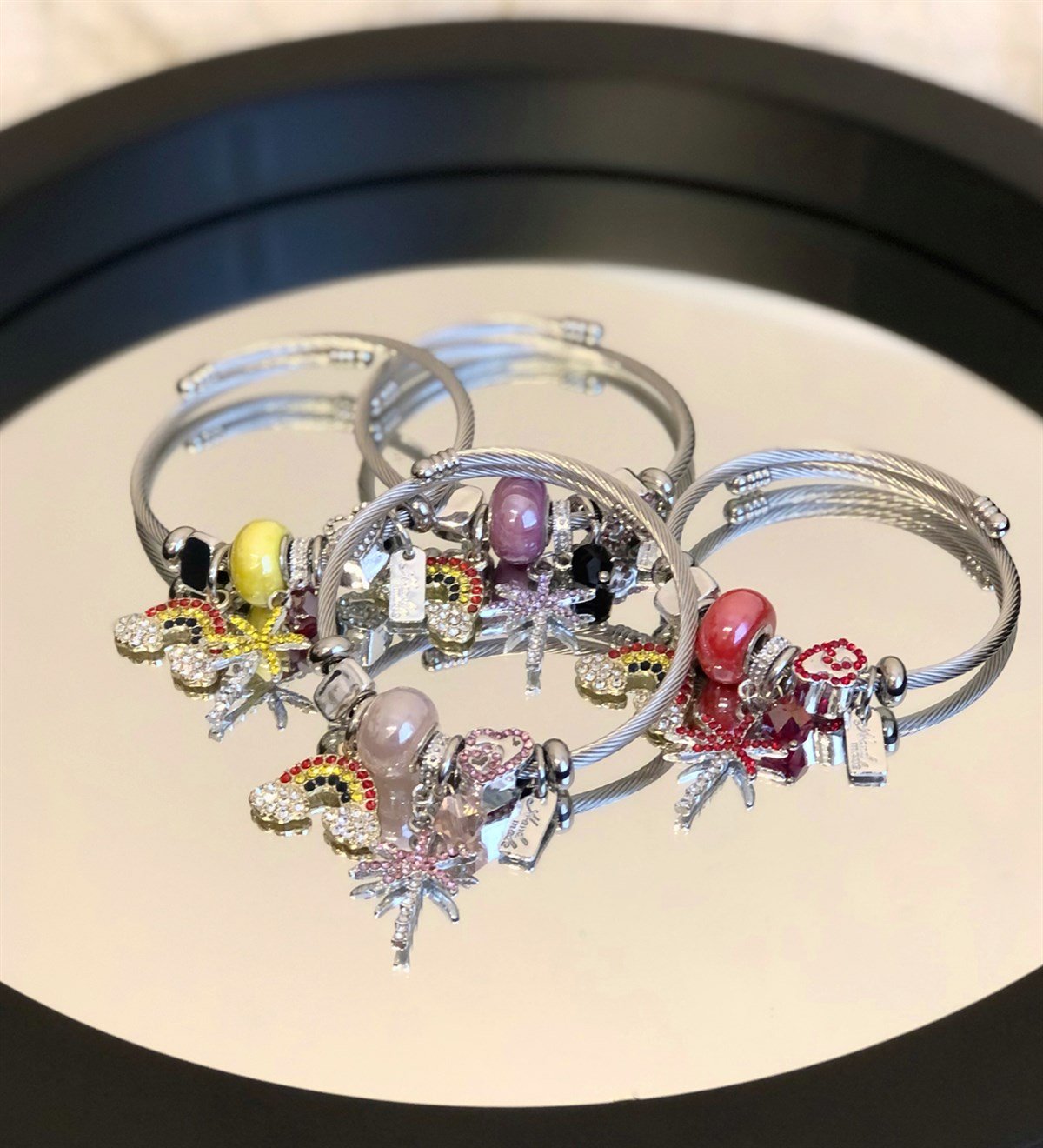 Pandora Model Şans Bilekliği GökkuşağıGiftmodaGmbl100002