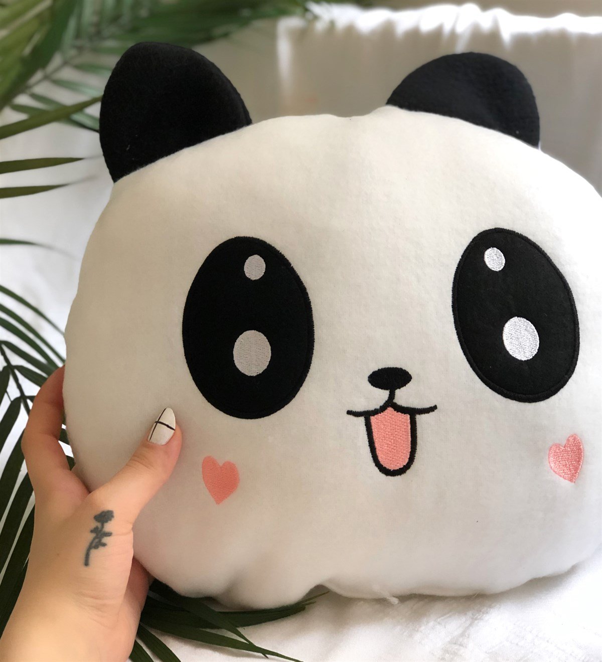 Peluş Panda Tasarımlı  YastıkGift modapanda-yastik