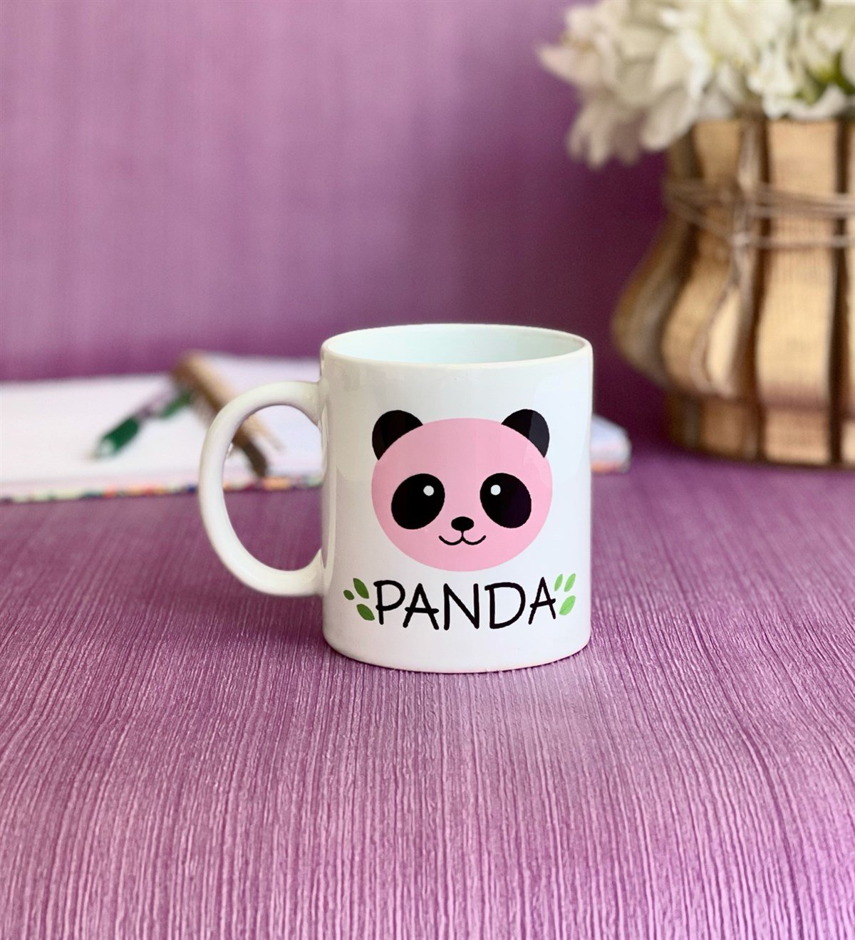Pembe Panda Tasarımlı KupaGiftmodaGmkp100034