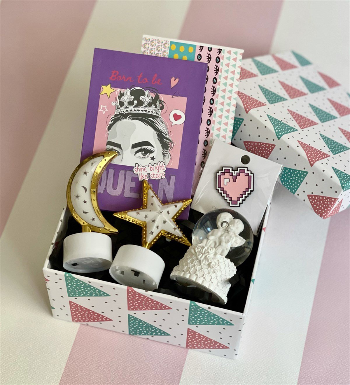 Pink Queen Tasarımlı Hediye SetiGiftmodaGmhs100313