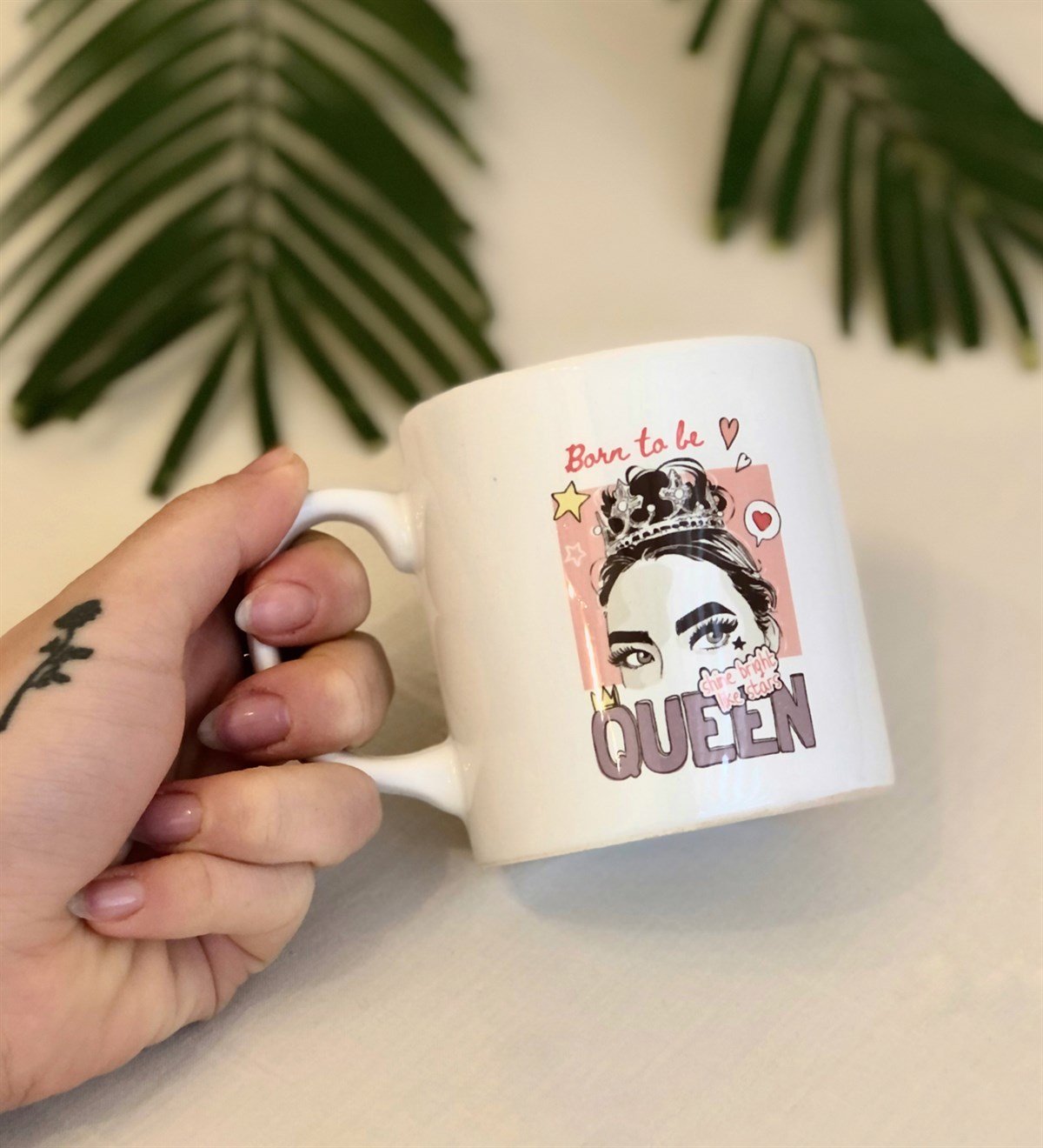 Pink Queen Tasarımlı KupaGiftmodaGmkp100006
