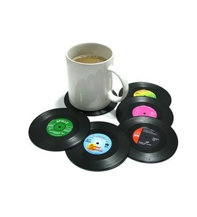 Plak Bardak Altlığı 6 lı Set