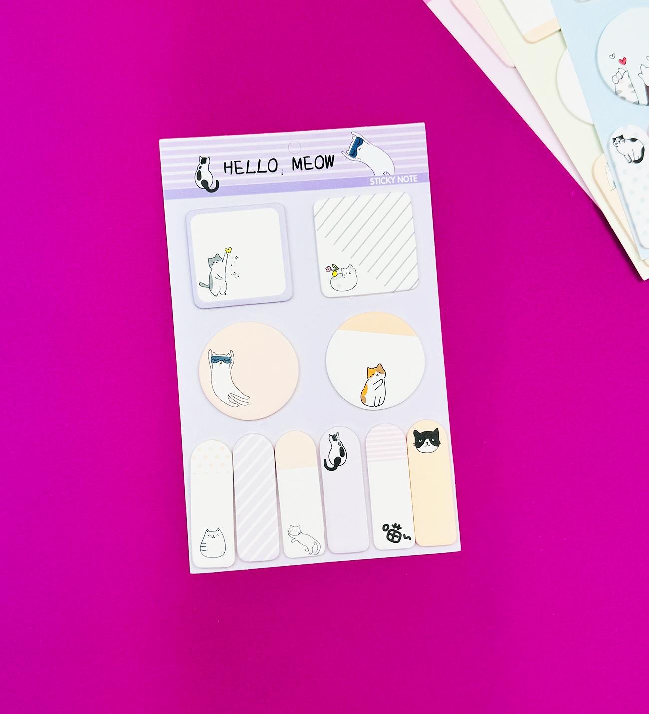 Kedi Tasarımlı Postit giftmodaBm-1323