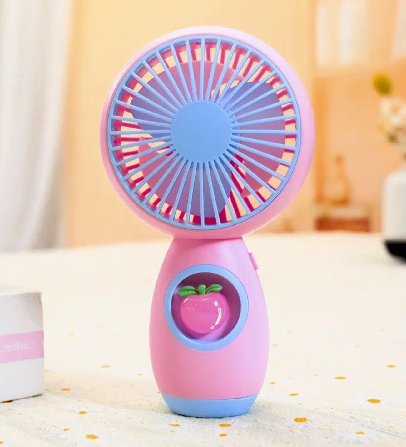 Tek Kademeli Renkli Mini Şarjlı El FanıgiftmodaLp-825	