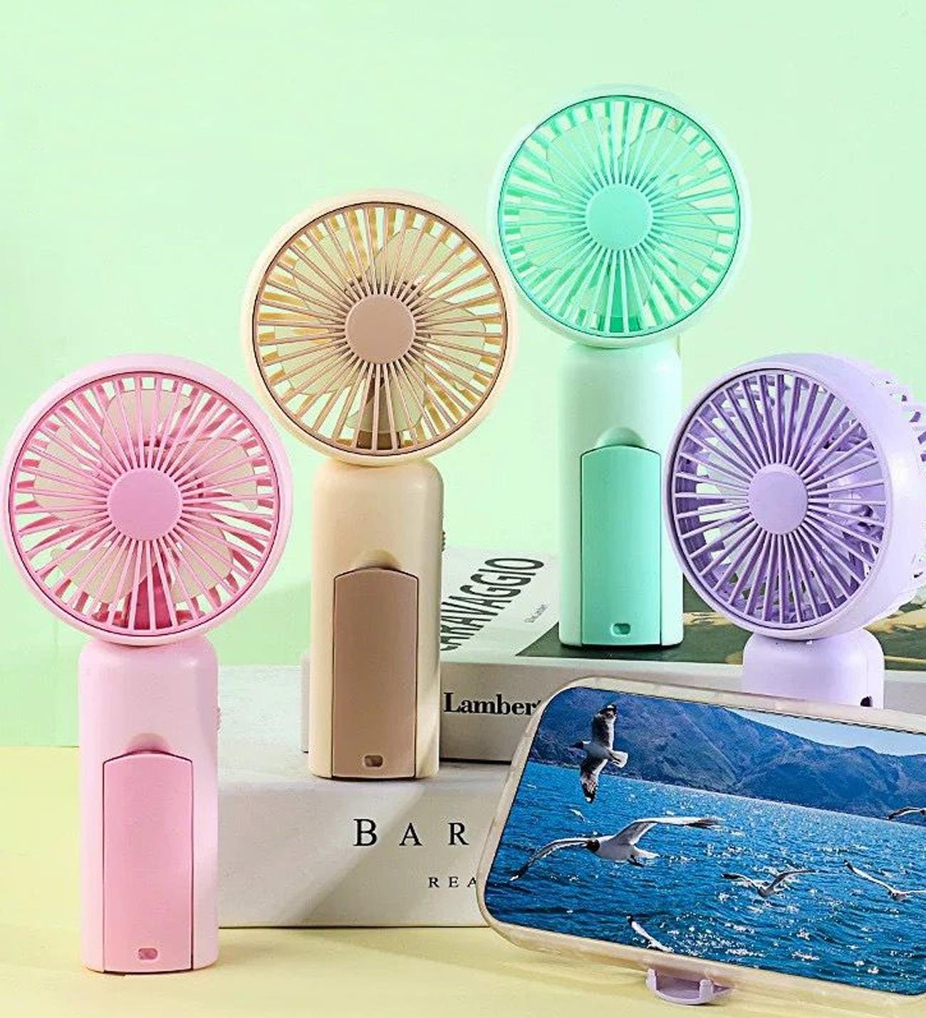 LP808 Tek Kademeli Renkli Mini Şarjlı El FanıgiftmodaLP808