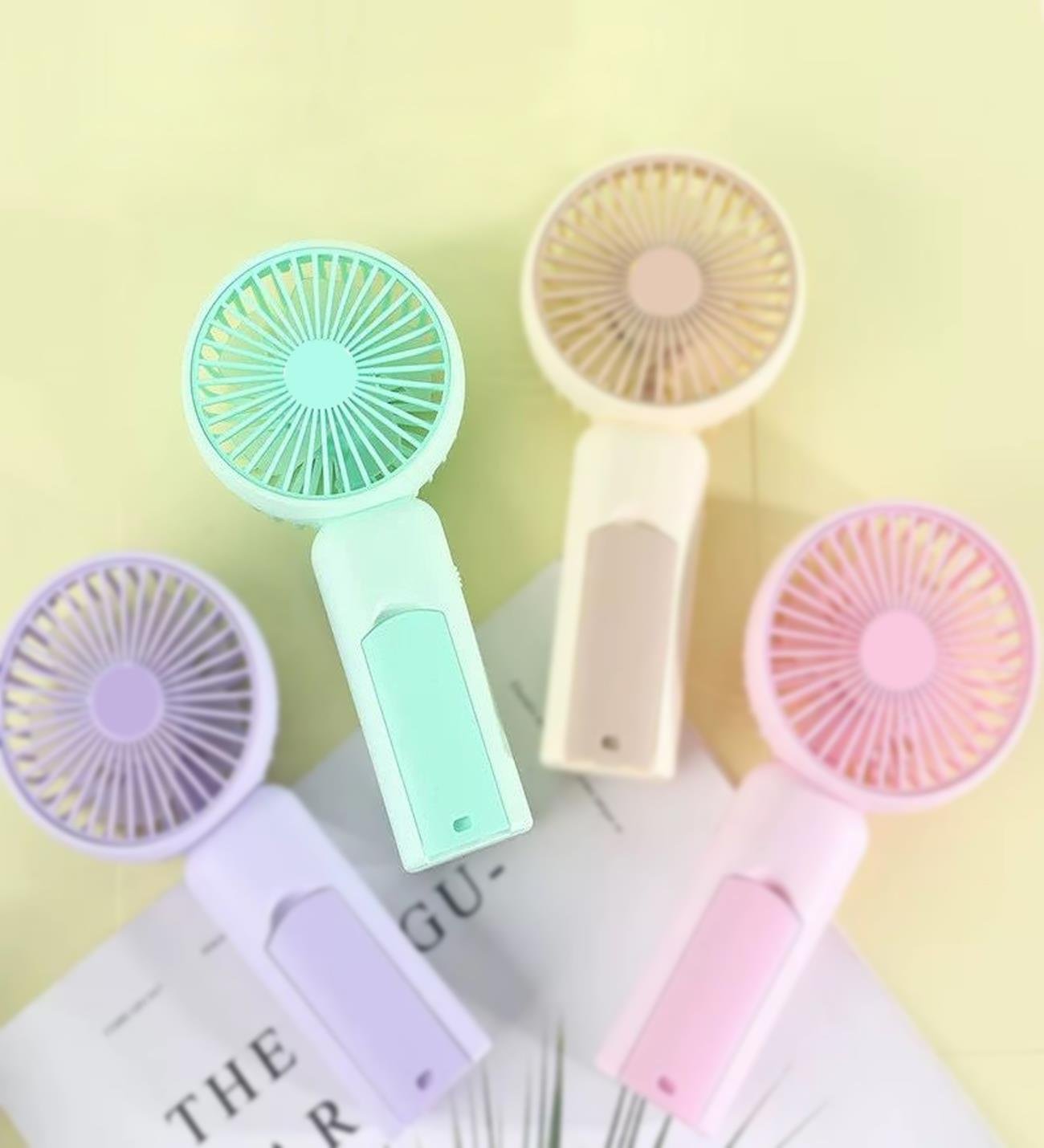 LP808 Tek Kademeli Renkli Mini Şarjlı El FanıgiftmodaLP808