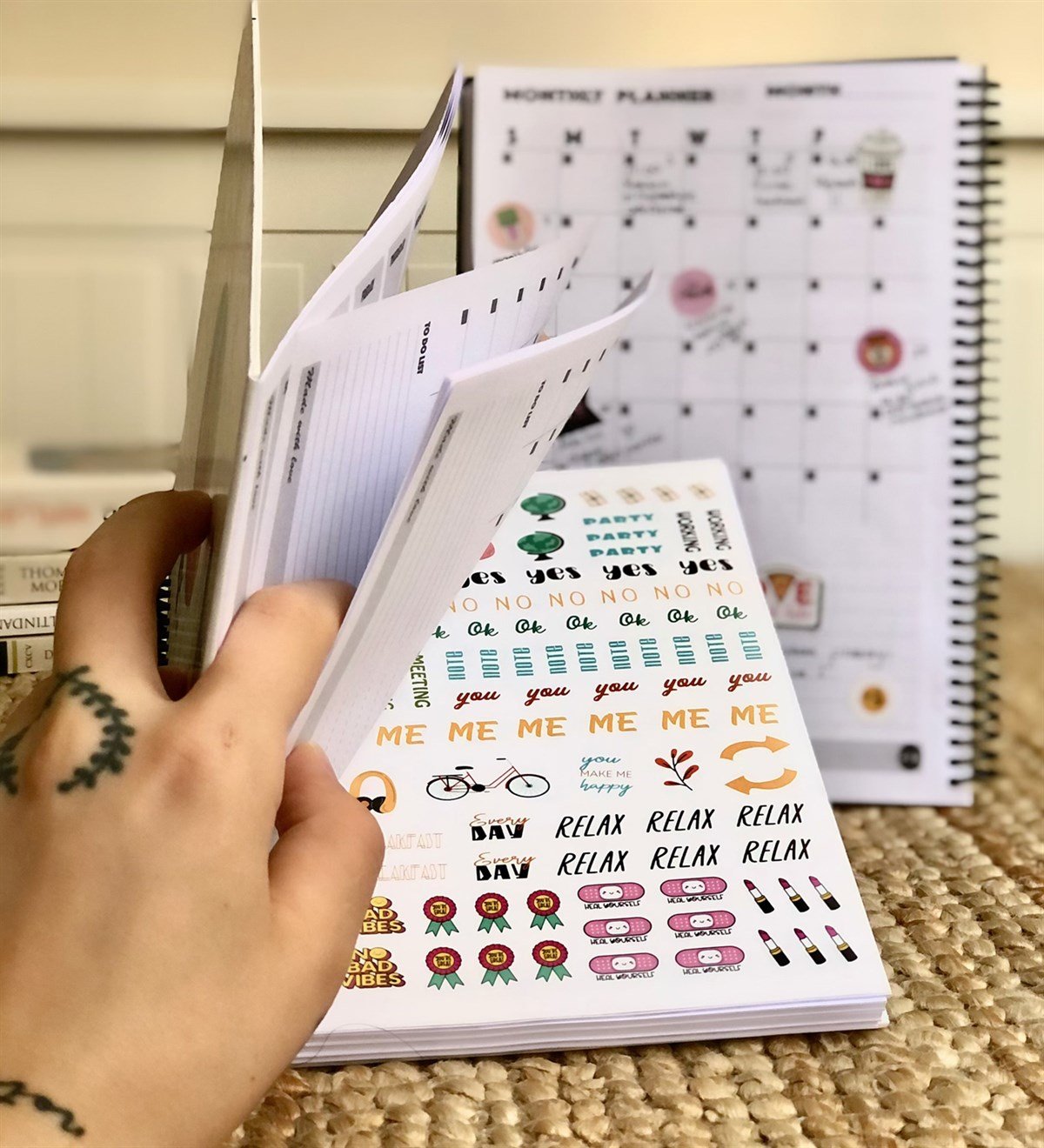 Satürnlü Kız Tarihsiz Haftalık PlanlayıcıGiftmodaGmp-002