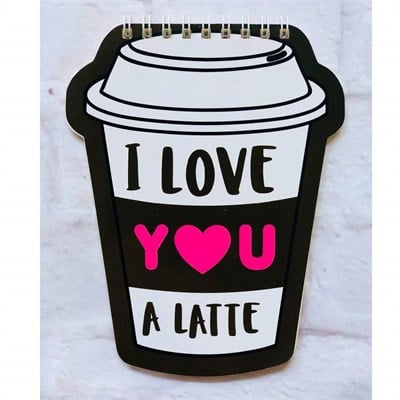Şekilli Defter Latte