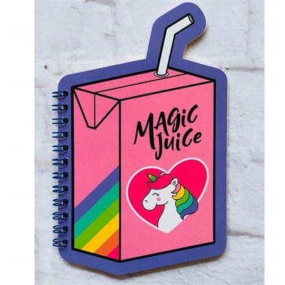 Şekilli Defter Magic Juice