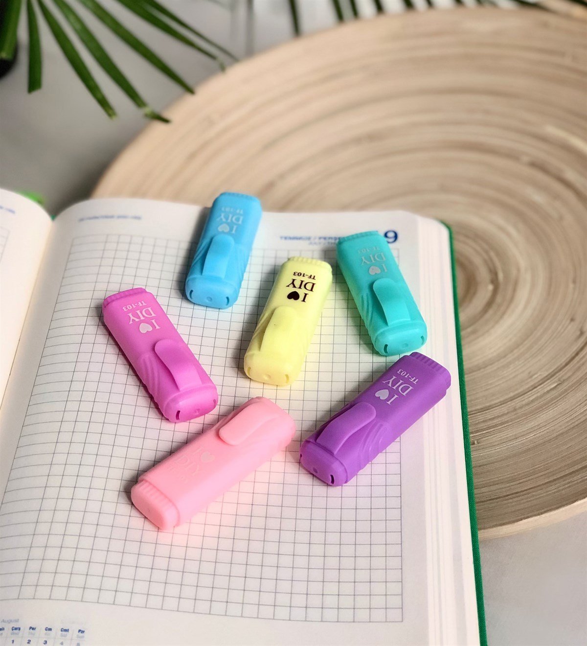 Soft Renkli 6'lı Keçeli KalemGiftmodagm-4015