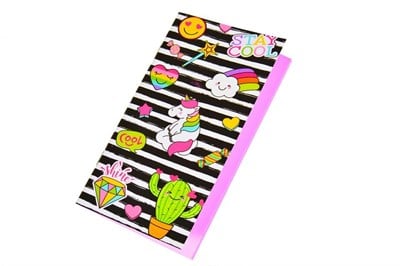 Stay Cool Pembe Yapraklı Defter