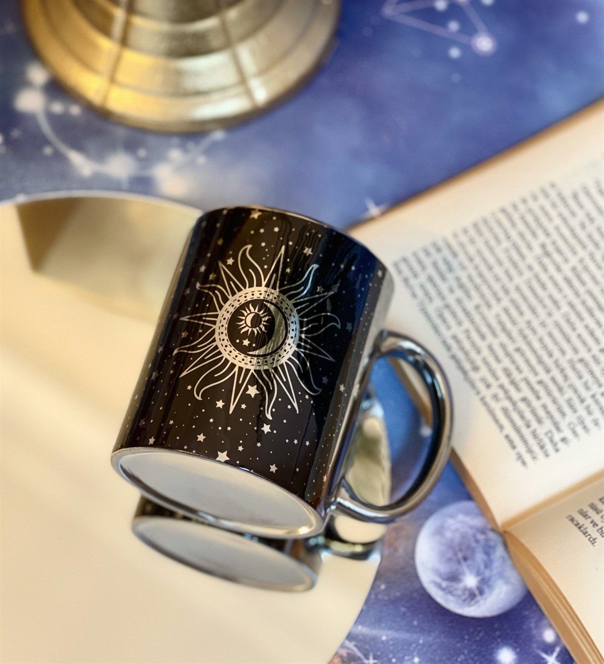 Tarot Tasarımlı Gümüş KupaGiftmodaGmkp100115