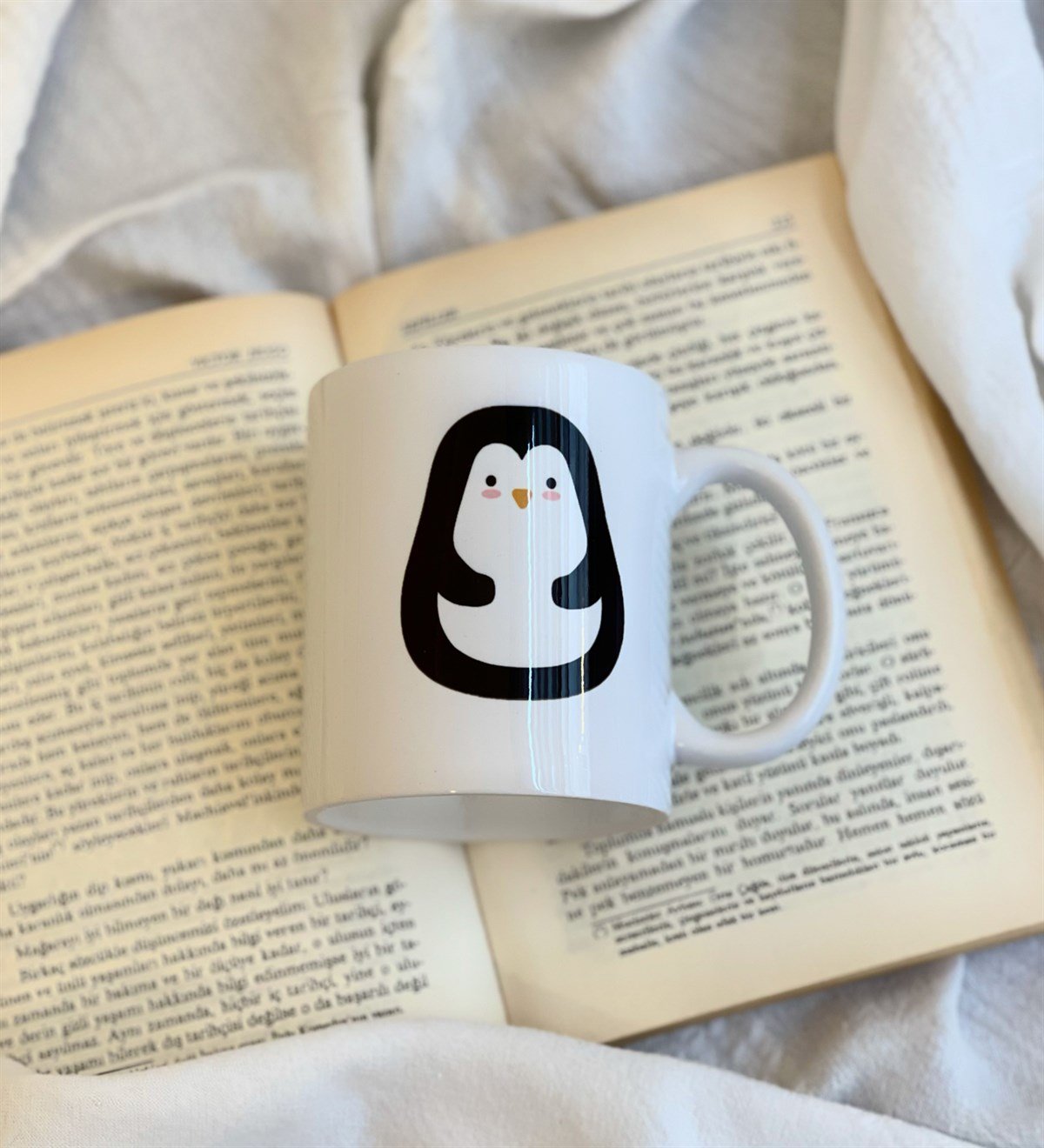 Tatlı Penguen Tasarımlı KupaGiftmodaGmkp100098