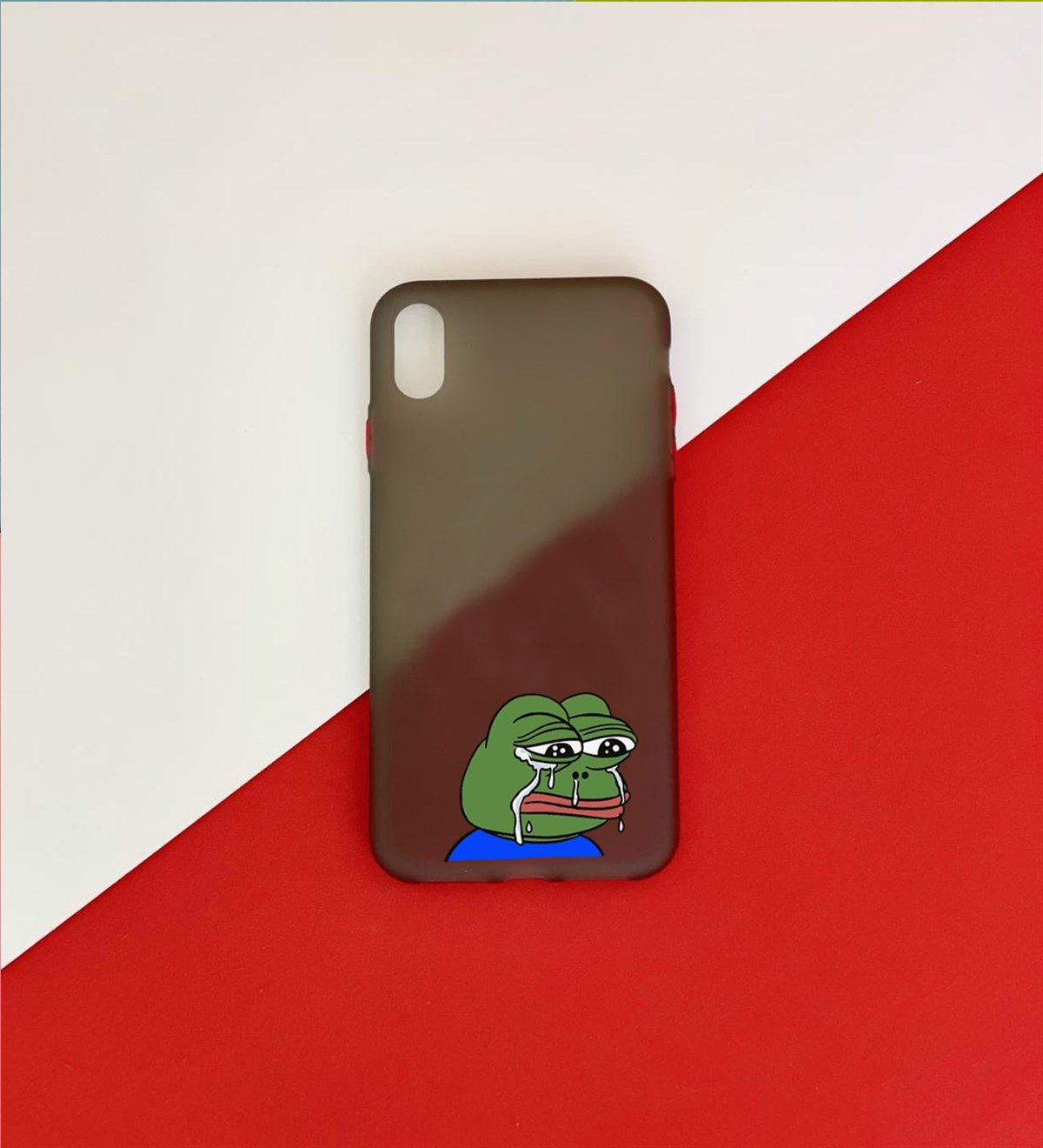 Kurbağa Pepe Tasarımlı iPhone Xs Max KılıfgiftmodaGmklf100080