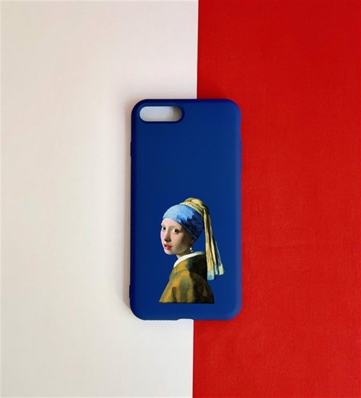 İnci Küpeli Kız Tasarımlı iPhone 7 Kılıf giftmodaGmklf100028