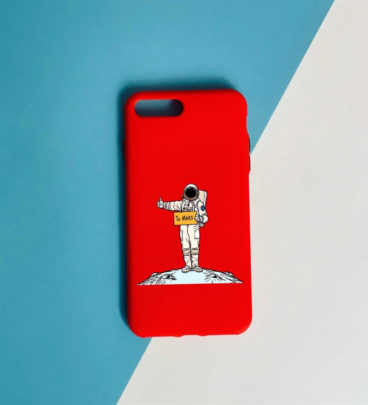 To Mars Tasarımlı iPhone 8 Plus Kılıf giftmodaGmklf100061