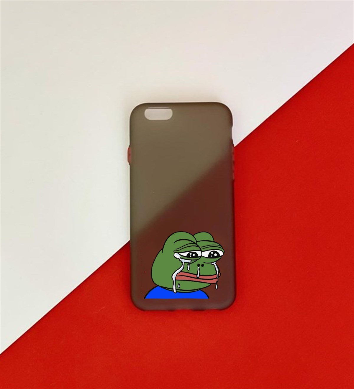 Kurbağa Pepe Tasarımlı iPhone 6s KılıfgiftmodaGmklf100020