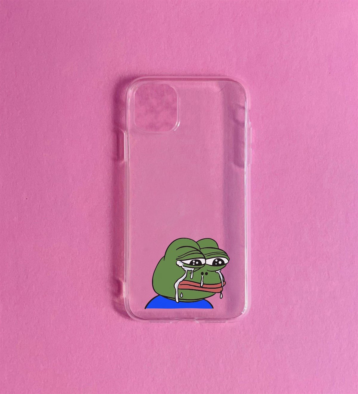 Kurbağa Pepe Tasarımlı iPhone 11 KılıfgiftmodaGmklf100100