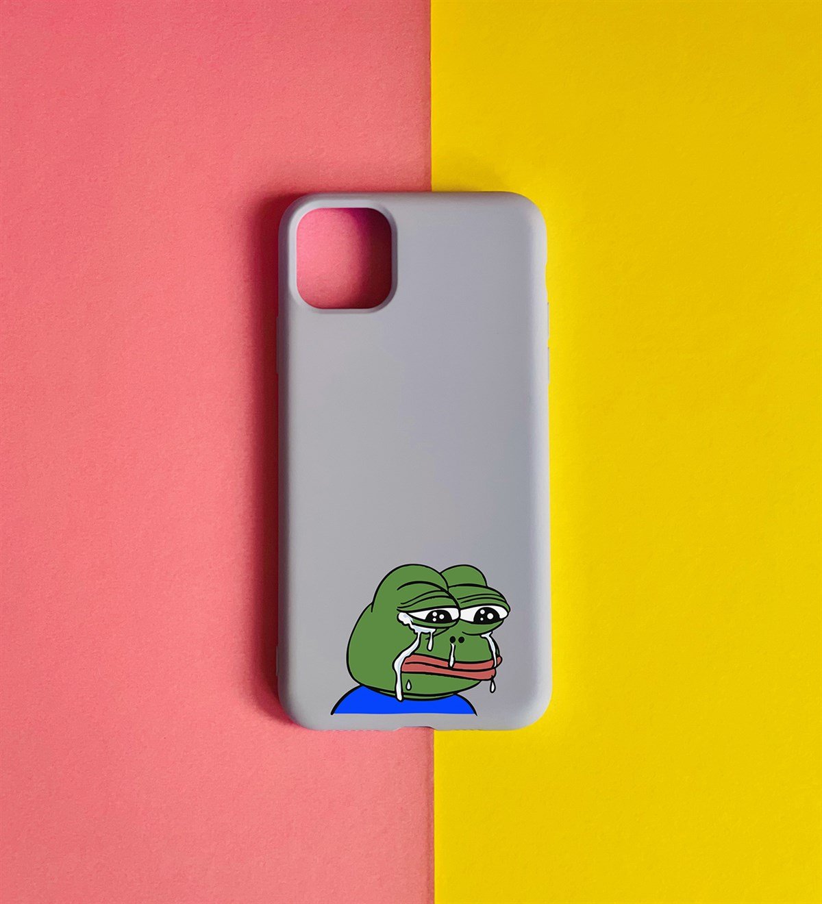 Kurbağa Pepe Tasarımlı iPhone 11 KılıfgiftmodaGmklf100100