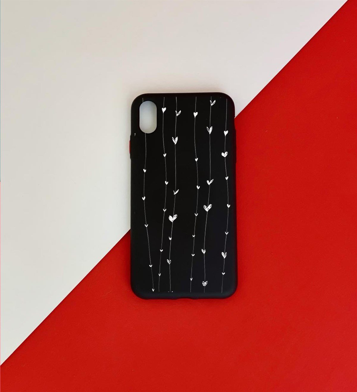 Kalp Tasarımlı iPhone Xs Max KılıfgiftmodaGmklf100079