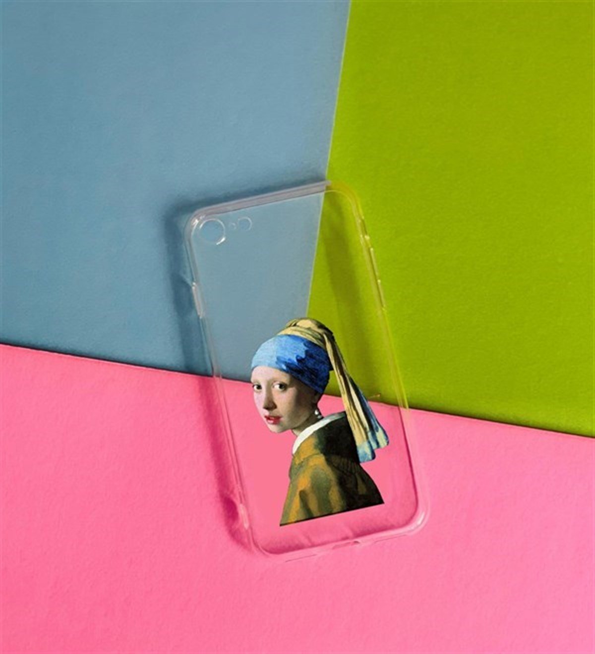 İnci Küpeli Kız Tasarımlı iPhone 7 Kılıf giftmodaGmklf100028