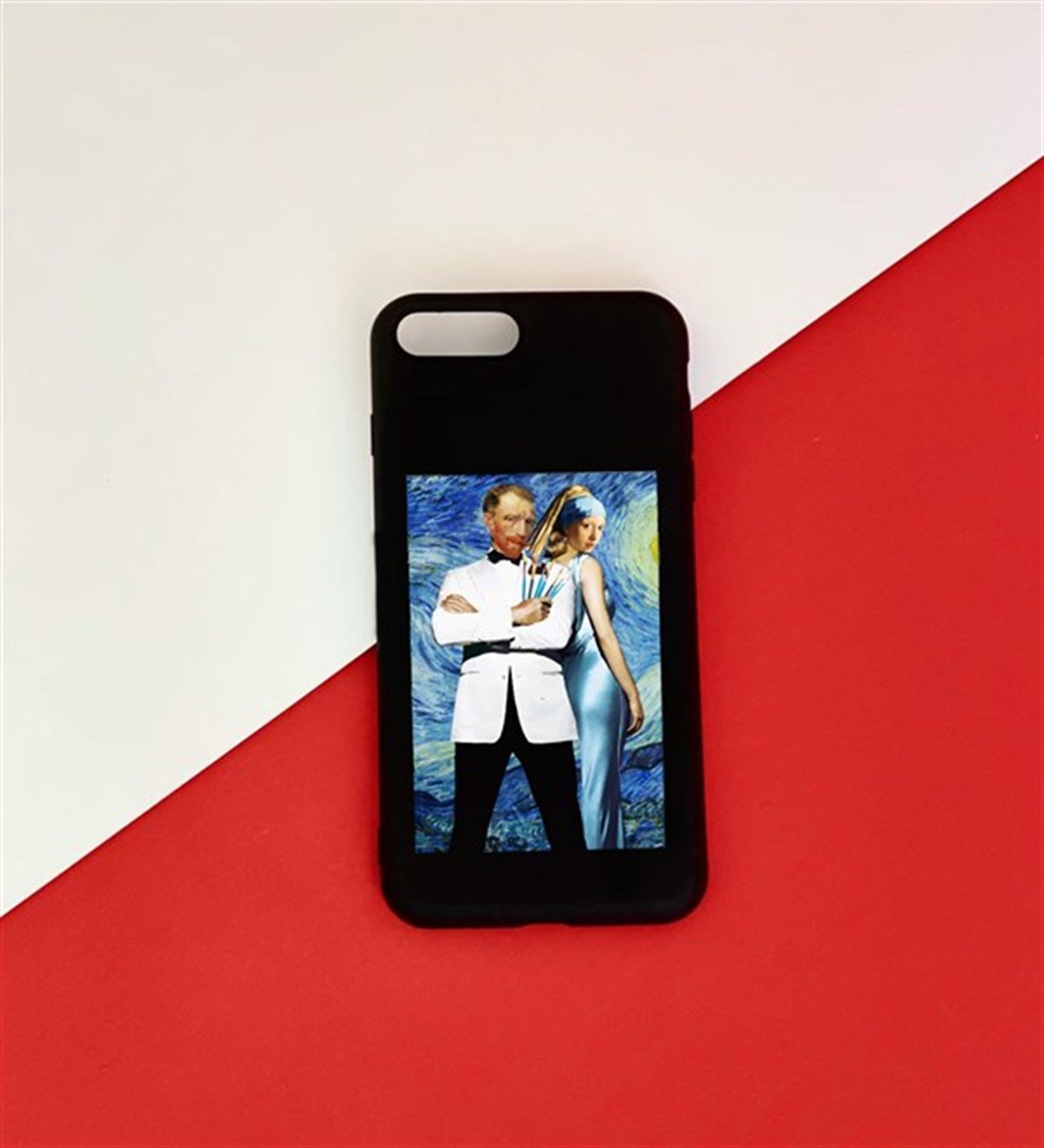 Van Gongh Tasarımlı iPhone 7 Plus KılıfgiftmodaGmklf100054