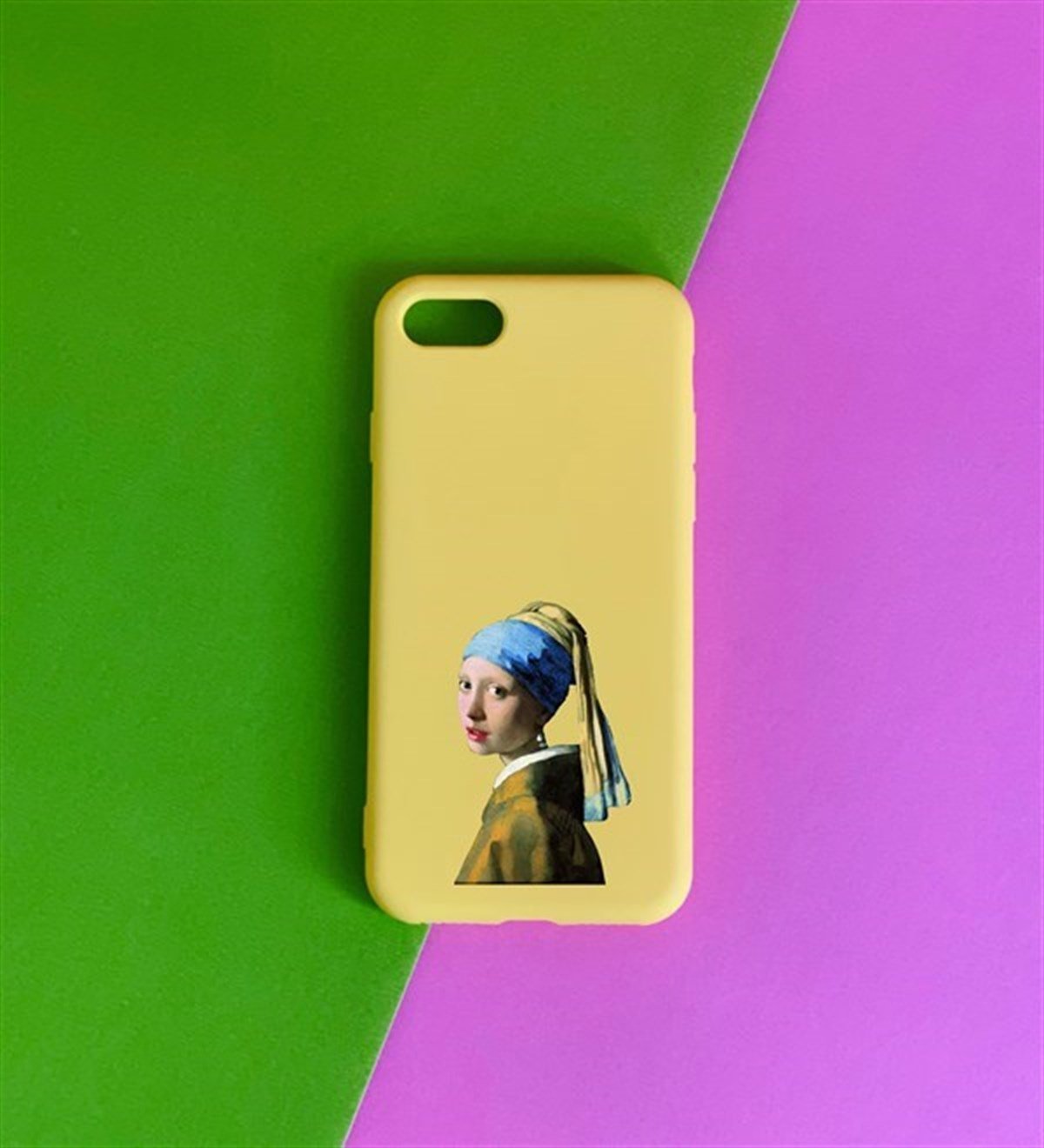 İnci Küpeli Kız Tasarımlı iPhone 7 Kılıf giftmodaGmklf100028