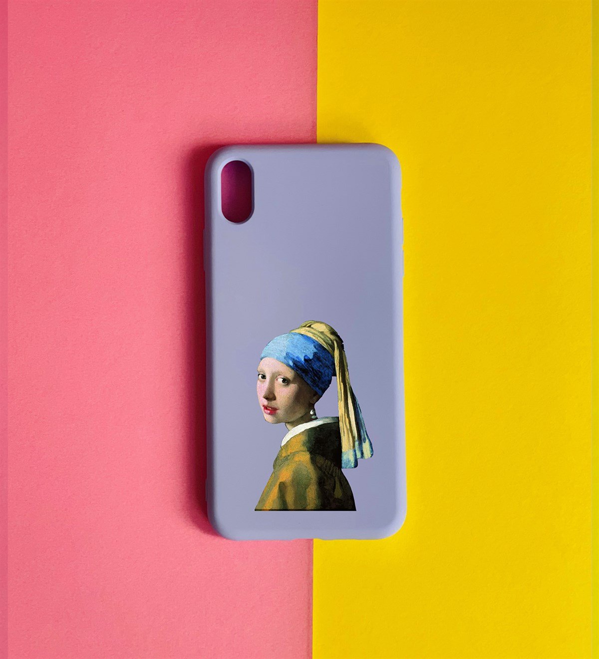 İnci Küpeli Kız Tasarımlı iPhone X KılıfgiftmodaGmklf100067