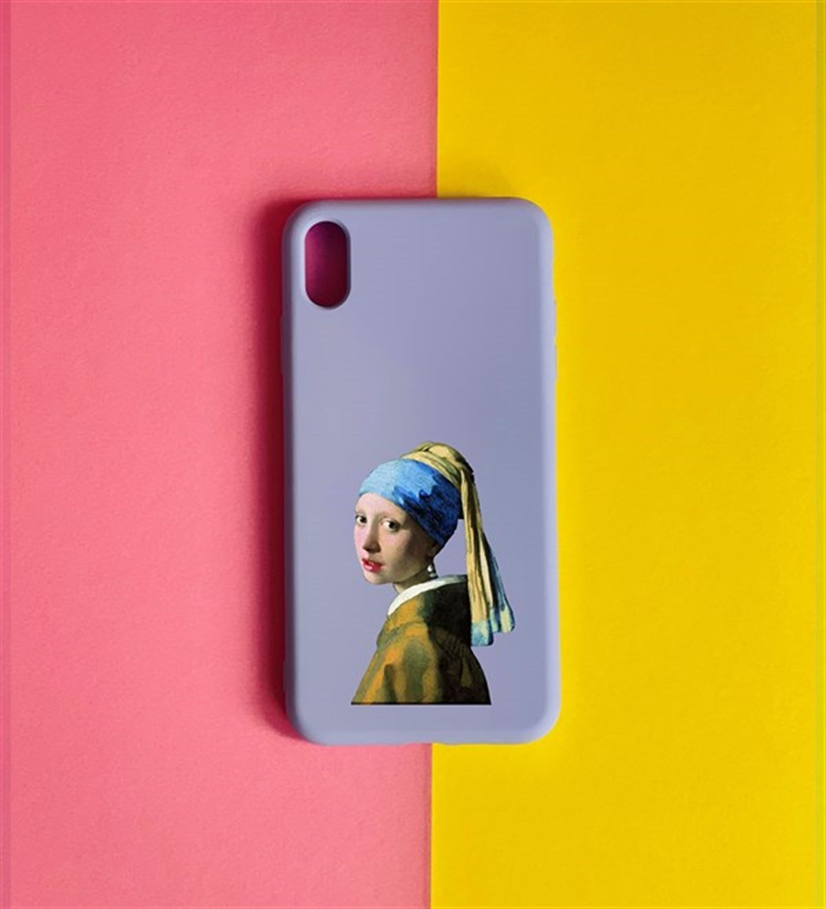 İnci Küpeli Kız Tasarımlı iPhone X KılıfgiftmodaGmklf100067