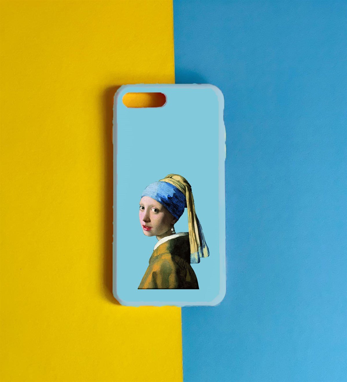 İnci Küpeli Kız Tasarımlı iPhone 7 Kılıf giftmodaGmklf100028