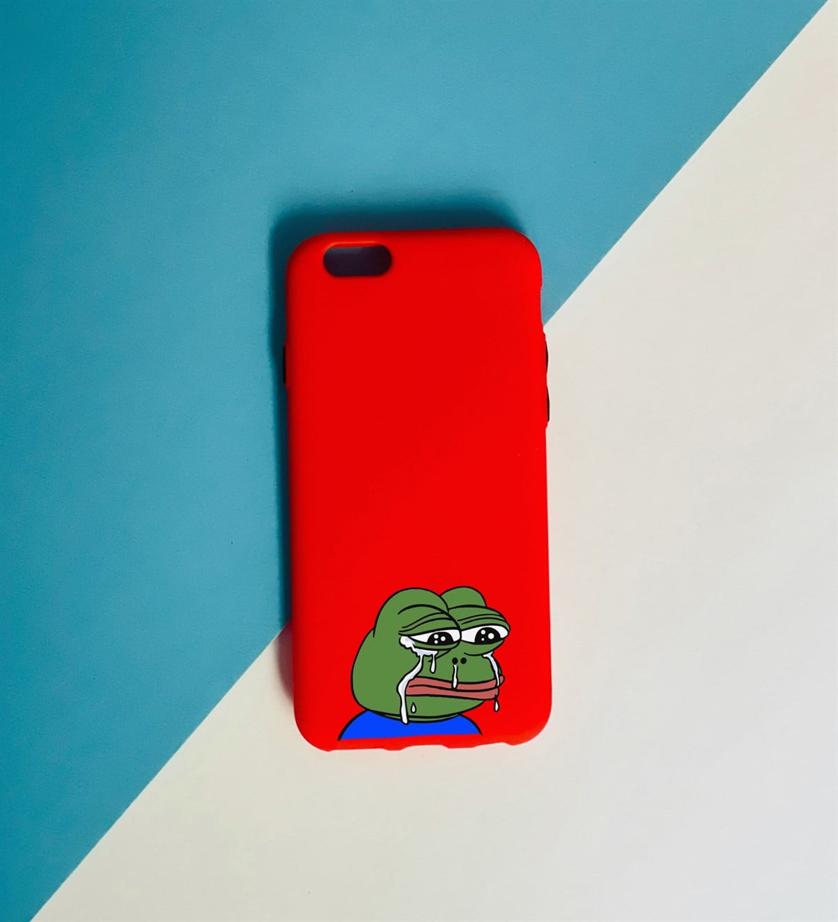Kurbağa Pepe Tasarımlı iPhone 6s KılıfgiftmodaGmklf100020