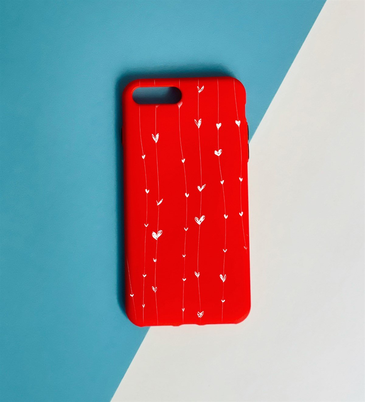 Kalp Tasarımlı iPhone 7 KılıfgiftmodaGmklf100029