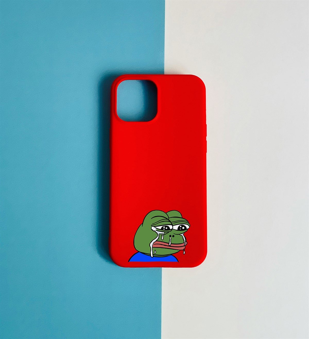 Kurbağa Pepe Tasarımlı iPhone 12 KılıfgiftmodaGmklf100130
