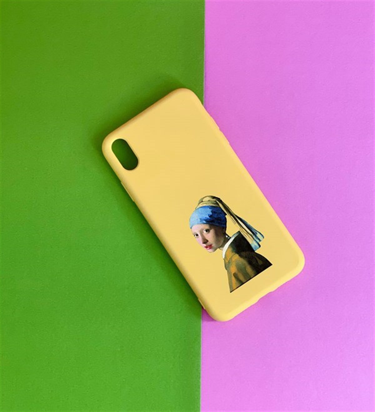 İnci Küpeli Kız Tasarımlı iPhone X KılıfgiftmodaGmklf100067