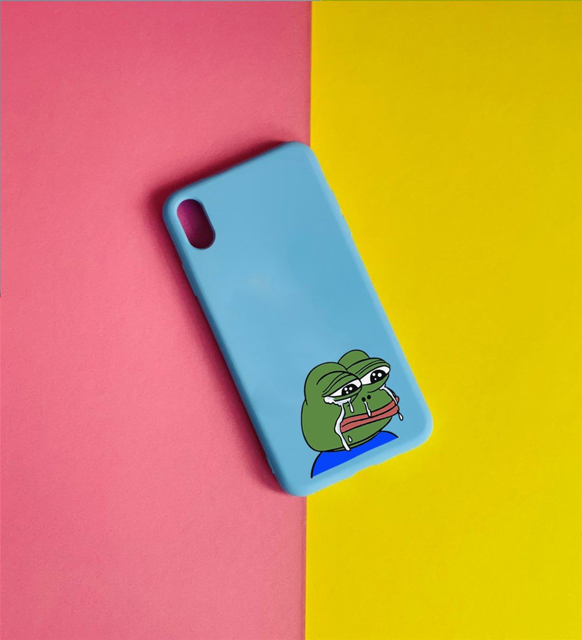 Kurbağa Pepe Tasarımlı iPhone Xs Max KılıfgiftmodaGmklf100080