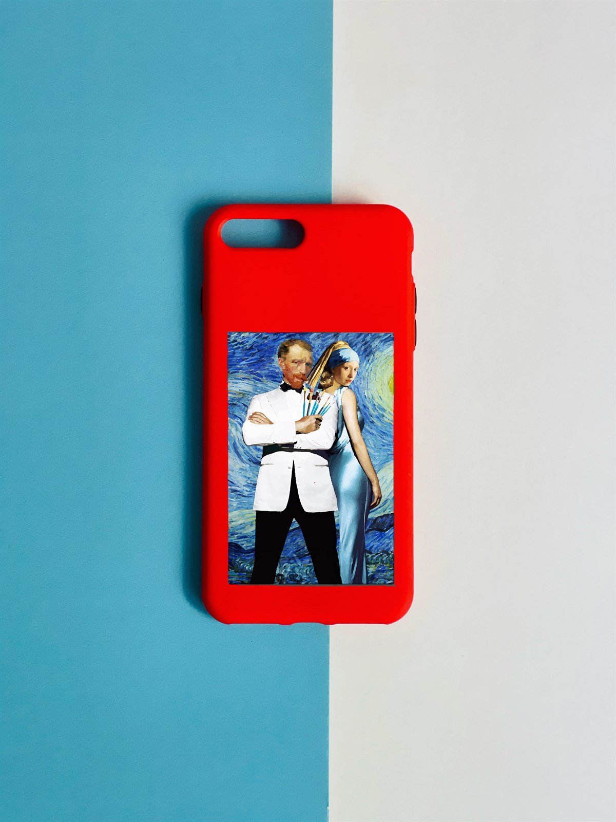 Van Gongh Tasarımlı iPhone 7 Plus KılıfgiftmodaGmklf100054