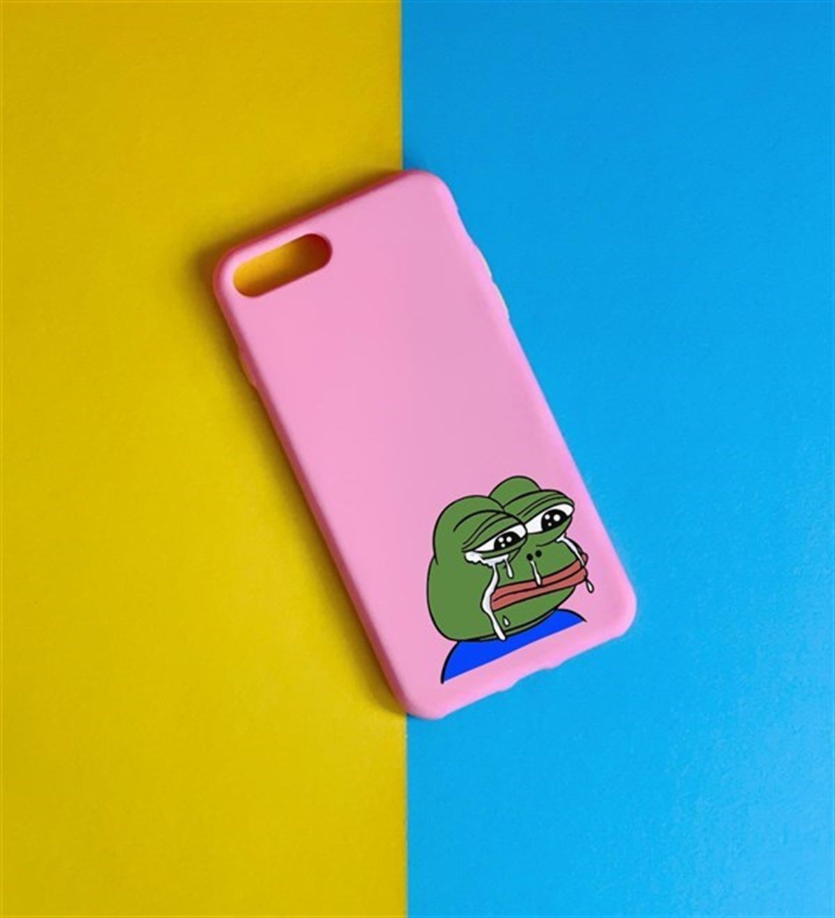 Kurbağa Pepe Tasarımlı iPhone 7 Kılıf giftmodaGmklf100030