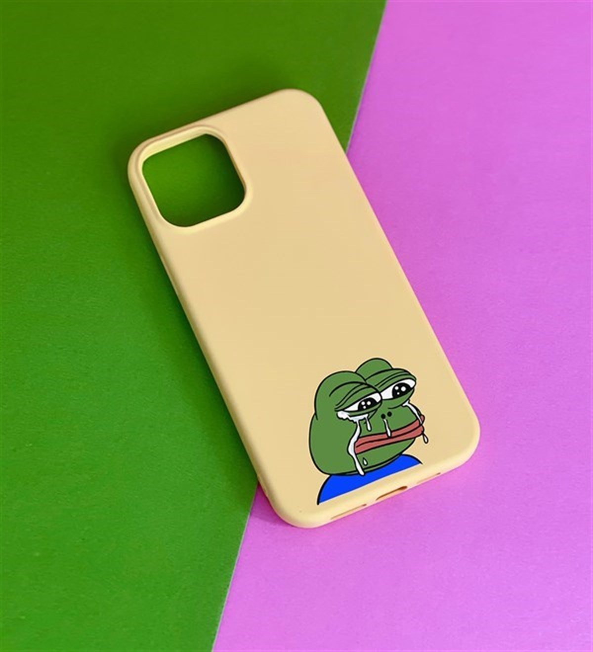 Kurbağa Pepe Tasarımlı iPhone 11 KılıfgiftmodaGmklf100100