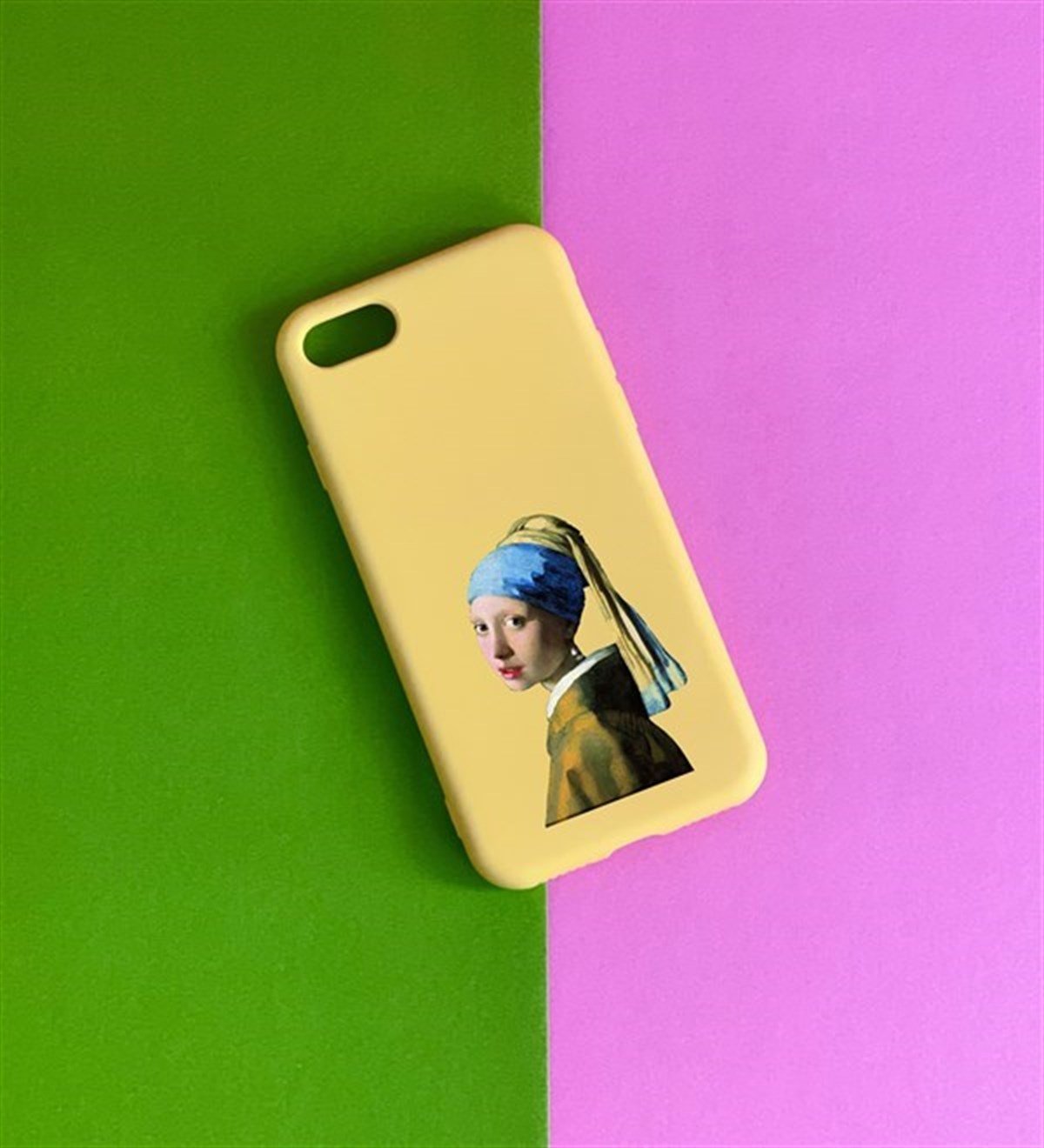 İnci Küpeli Kız Tasarımlı iPhone 7 Kılıf giftmodaGmklf100028