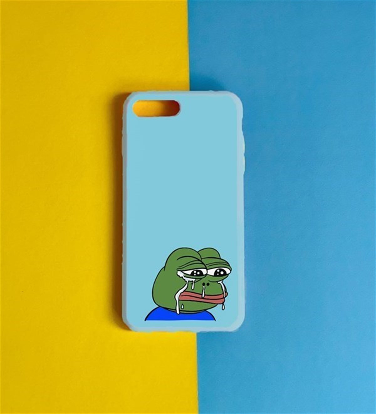 Kurbağa Pepe Tasarımlı iPhone 7 Kılıf giftmodaGmklf100030