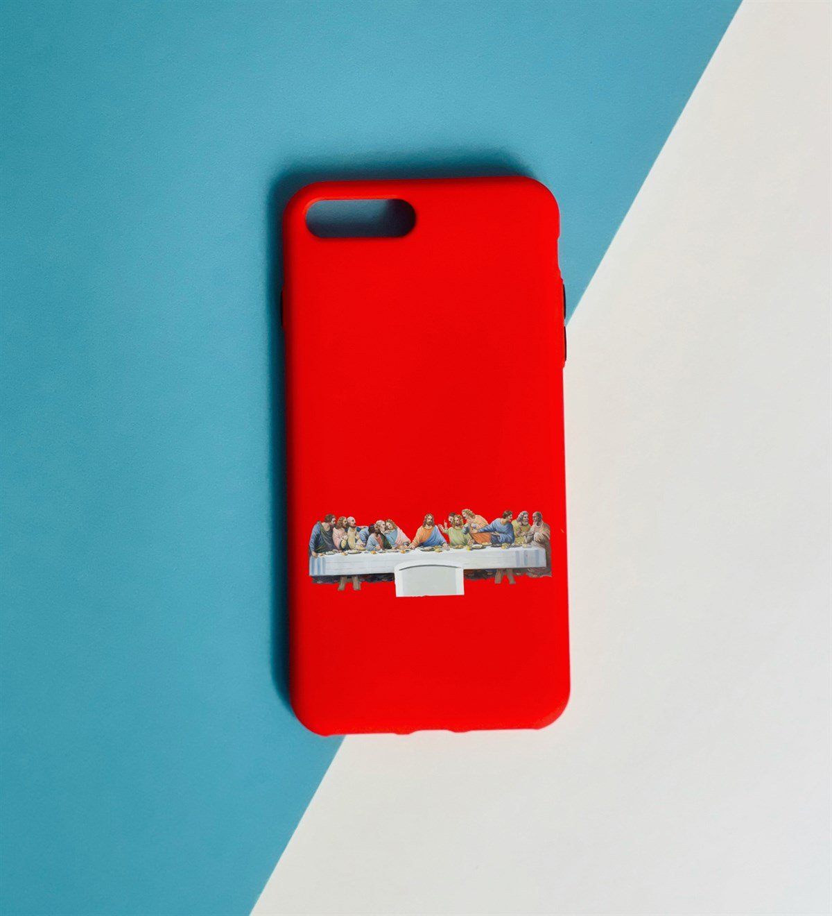 Son Akşam Yemeği Tasarımlı iPhone 8 Plus Kılıf giftmodaGmklf100063