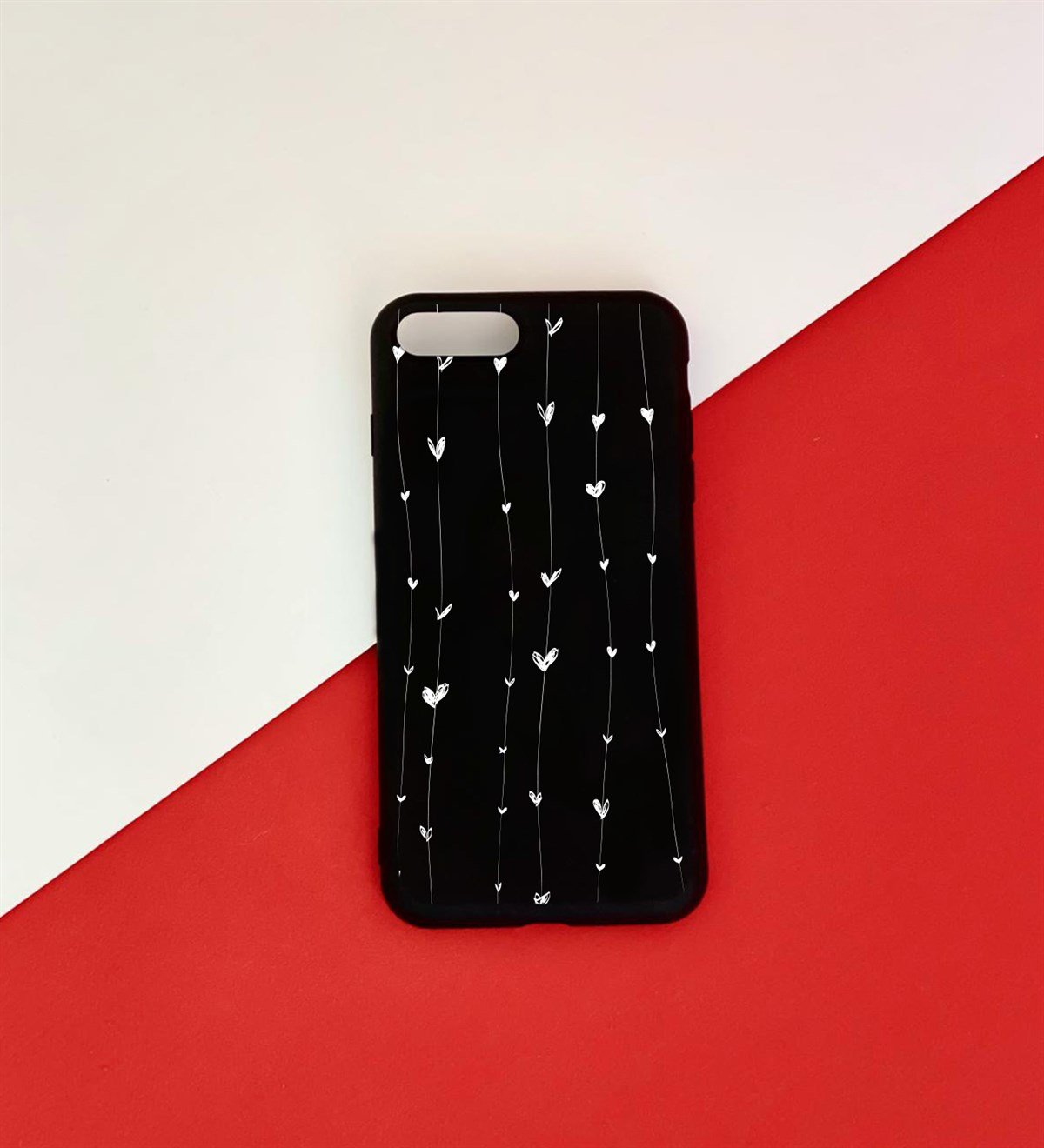 Kalp Tasarımlı iPhone 7 Plus KılıfgiftmodaGmklf100049