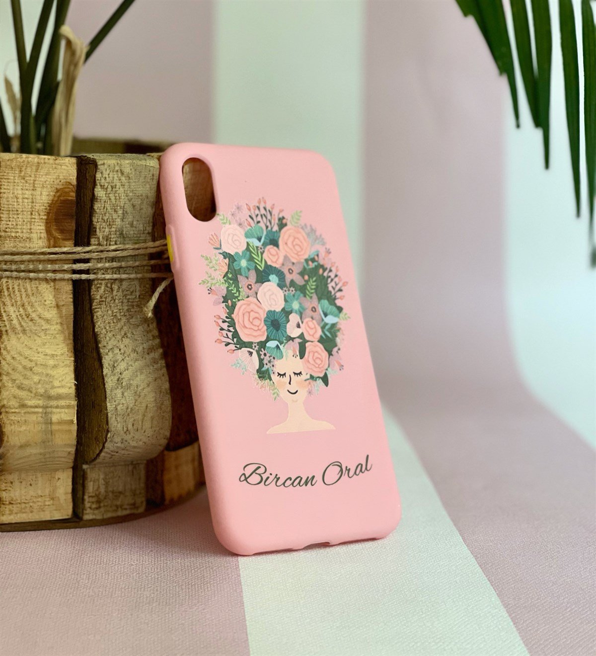Kişiye Özel Çiçek Kadın Tasarımlı İphone KılıfGiftmodaGmklf100001-6